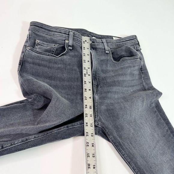 Rag & Bone Skinny Jeans Women's 33 Black Nina High Rise Waist Slim Fit - Picture 3 of 10